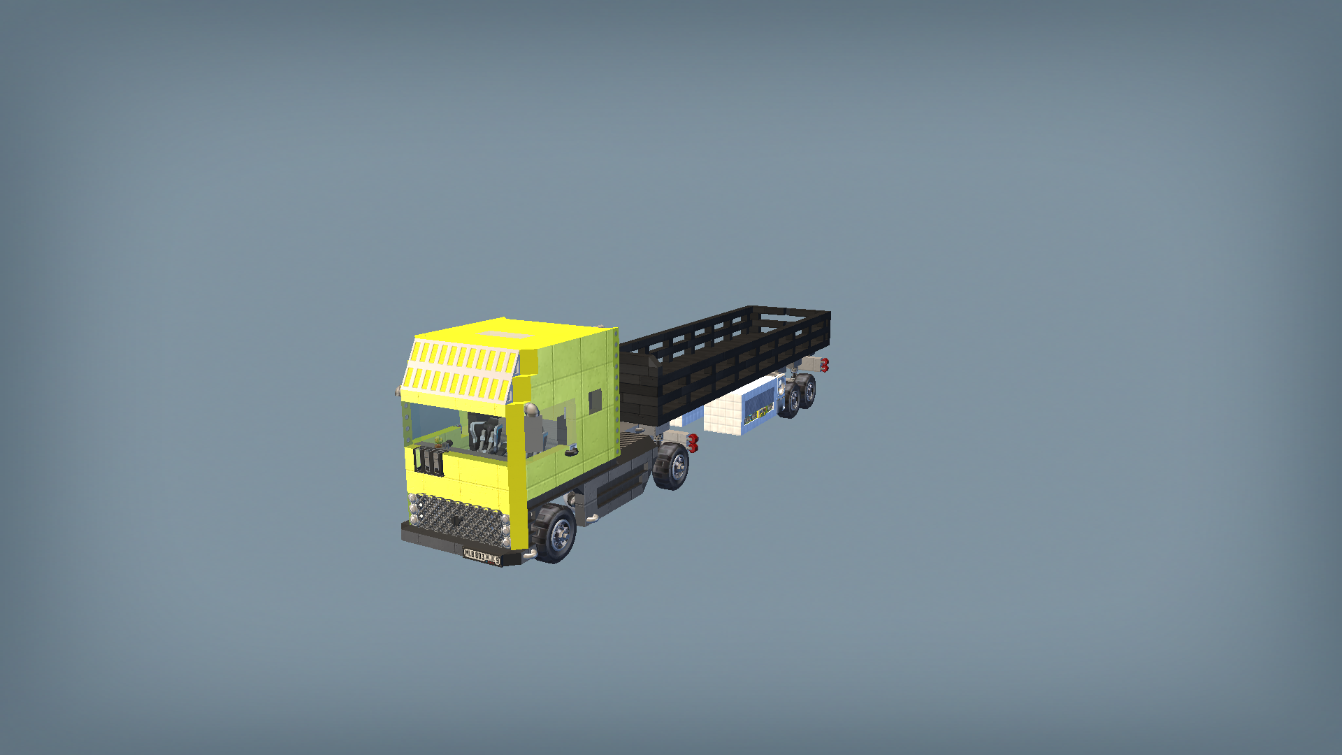 High semi truck 03 opened version (4x2)