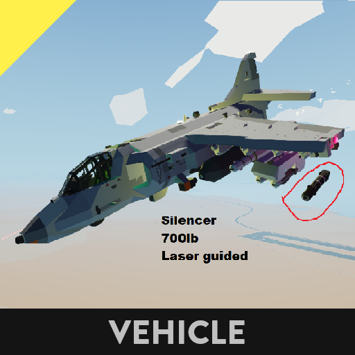 [Rythena] Silencer - 700lb Laser guided bomb unit