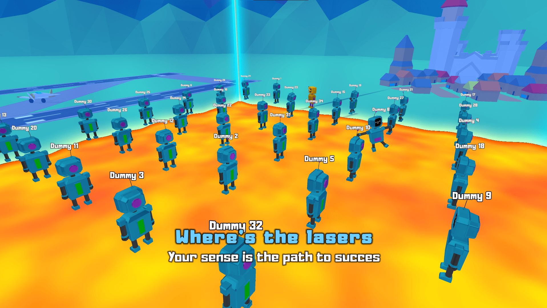 Where's the lasers?
