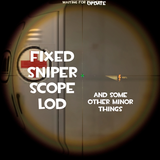 Fixed Sniper scope LOD/mipmap