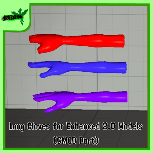 [Splatoon] Long gloves for Inkling/Octolings (GMOD Port)