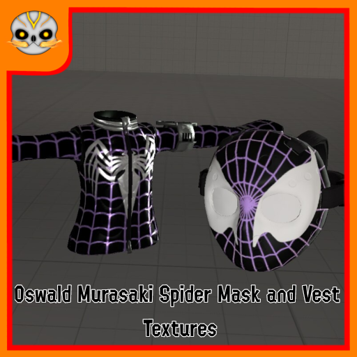 Oswald Muraski Spider Mask and Vest Texture