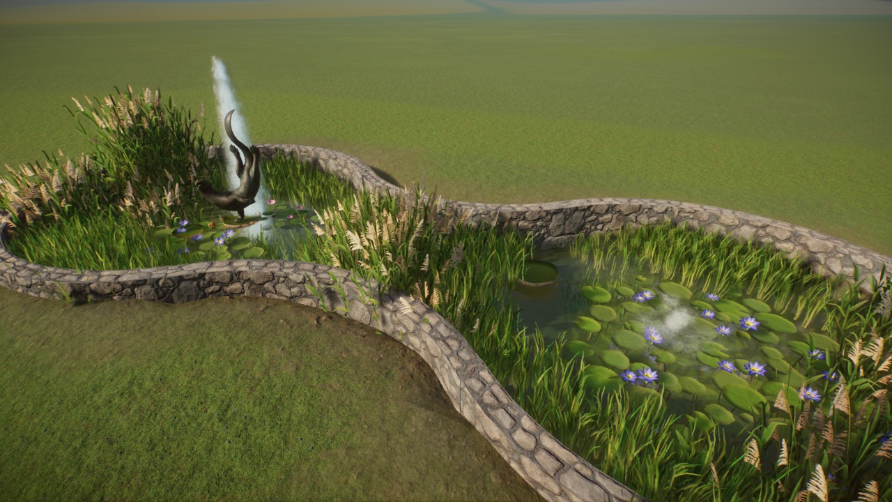 Overgrown Fountain