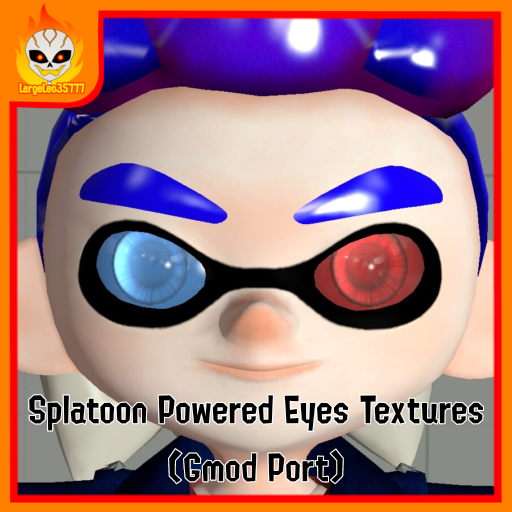 Splatoon Powered Eyes Textures [Gmod Port]