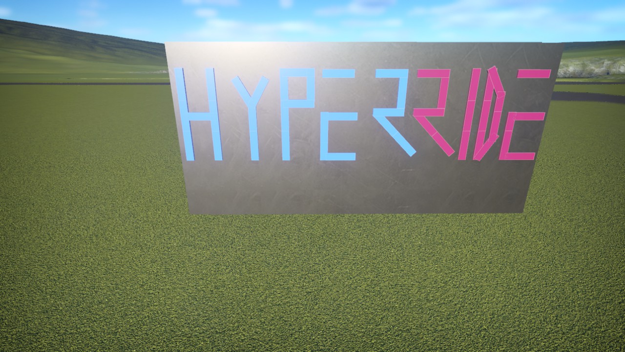 HyperRide sign