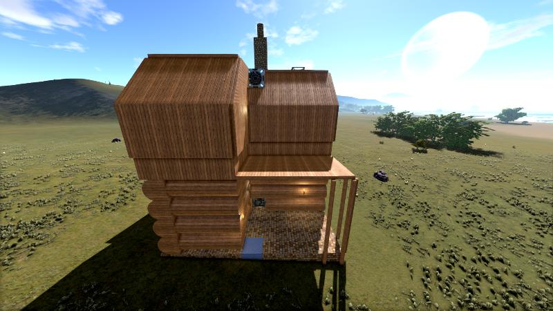 Tile-Vacant Cabin 2 Story
