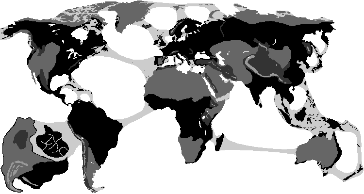 World Map but theres another continent