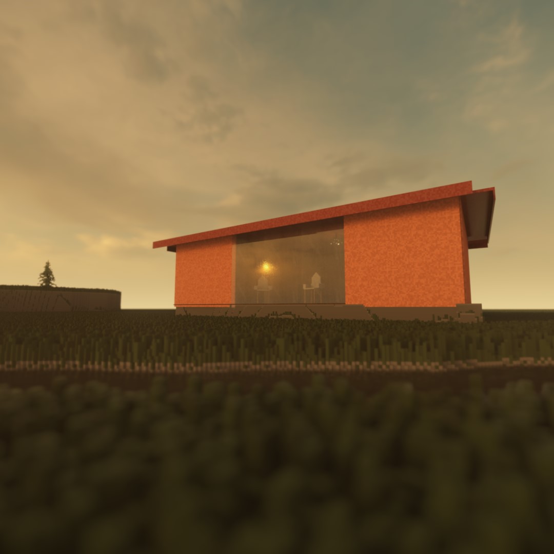 Beautiful House Near River