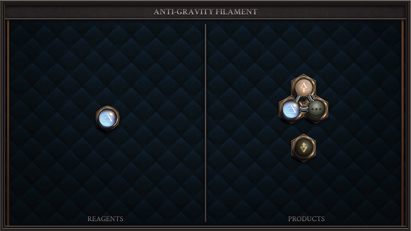 ANTI-GRAVITY FILAMENT