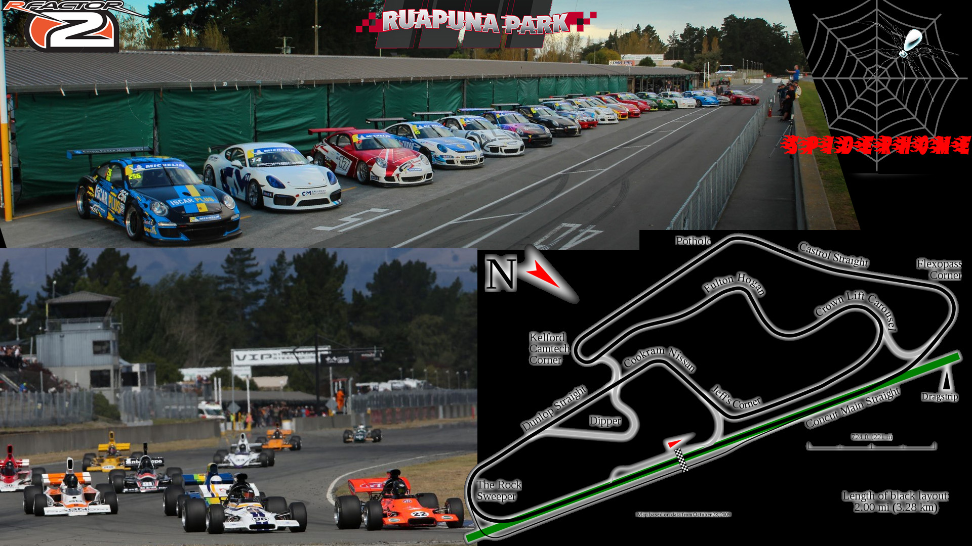 Ruapuna_Park - 3 circuits