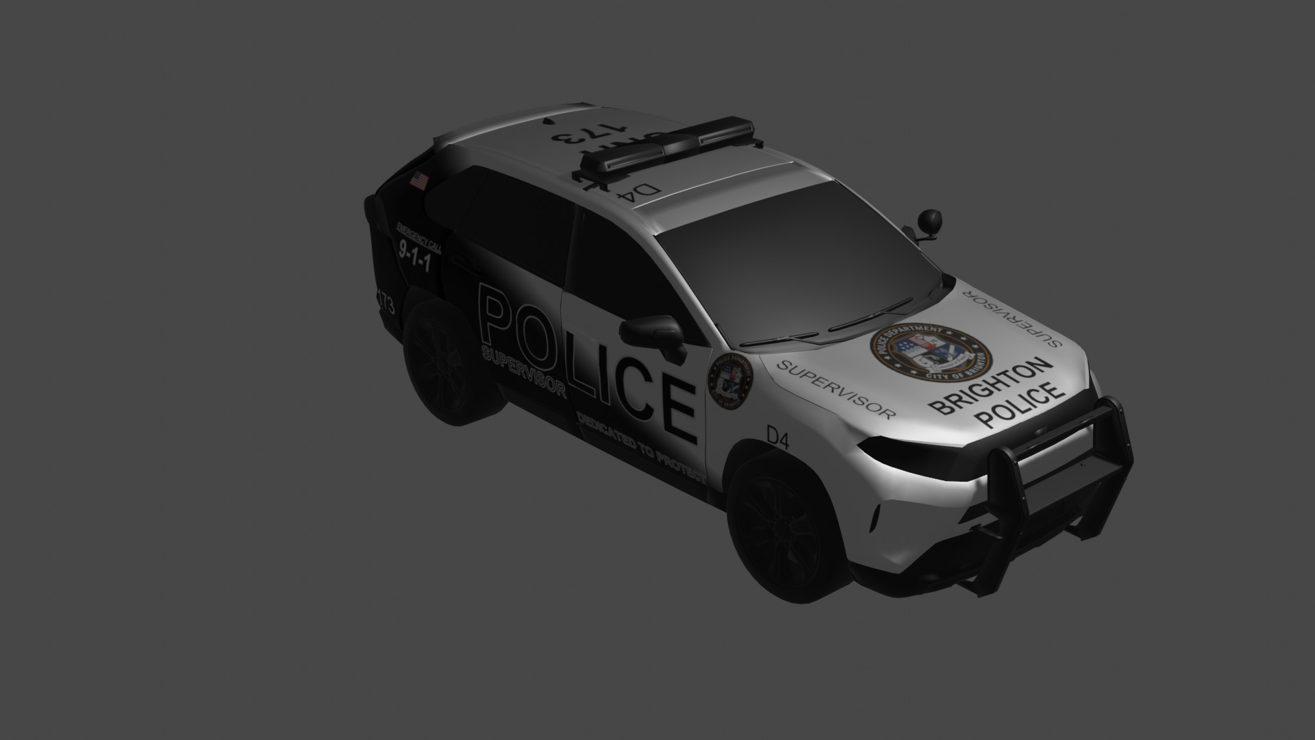 black and white livery for the Gladiator 6