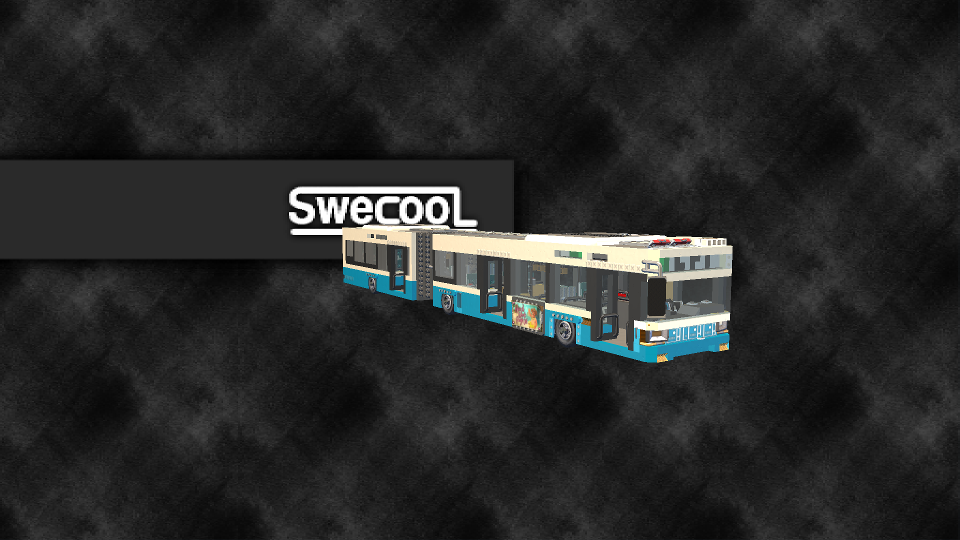 Late 90's articulated city bus