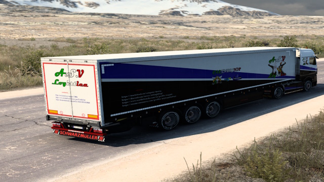 skin TRAILER schwarzmuller for A.S.V. Logistica