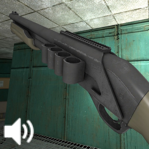 HDTF Remington 870 Gunfire for Chrome Shotgun