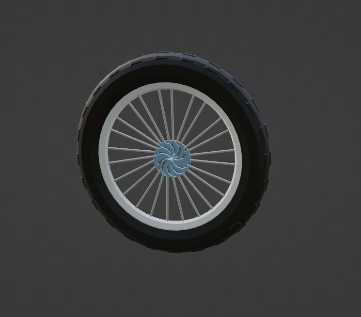 bicycle wheel wall