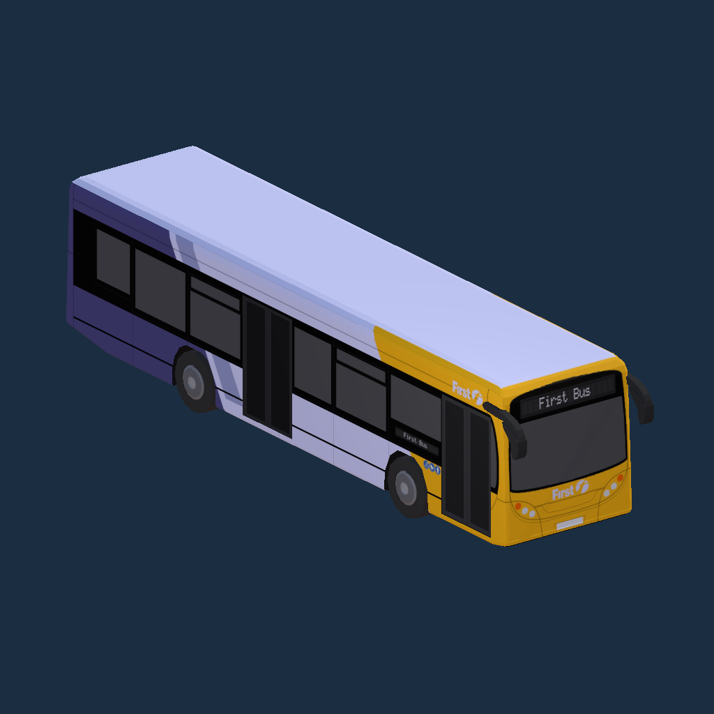 Urbino 12 - Enviro200 First Yellow2