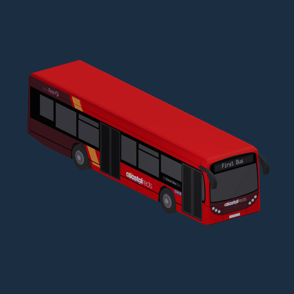 Urbino 12 - Enviro 200 First Coastalreds
