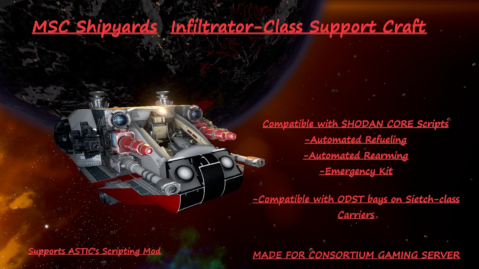 MSC -Infiltrator-class Support Craft- preview