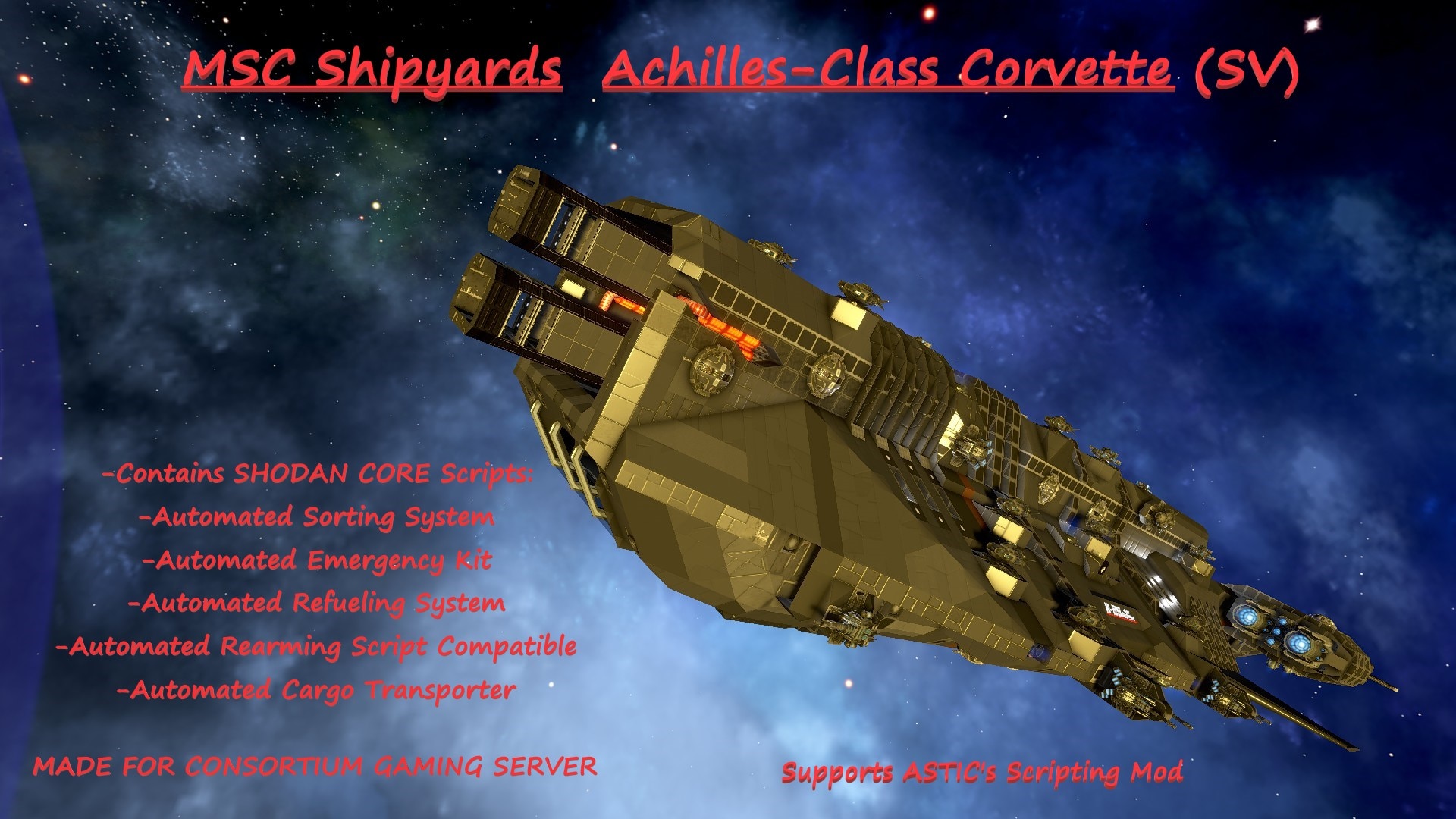 MSC -Achilles-Class Corvette- (CG Ver) preview