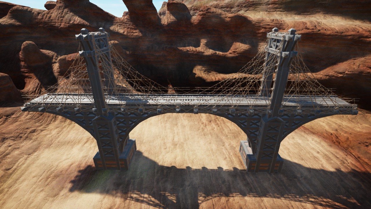 Large wooden and rope suspension bridge /// Grand pont suspendu en bois & cordes