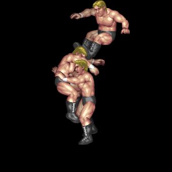 Bearhug Missile Dropkick Combo
