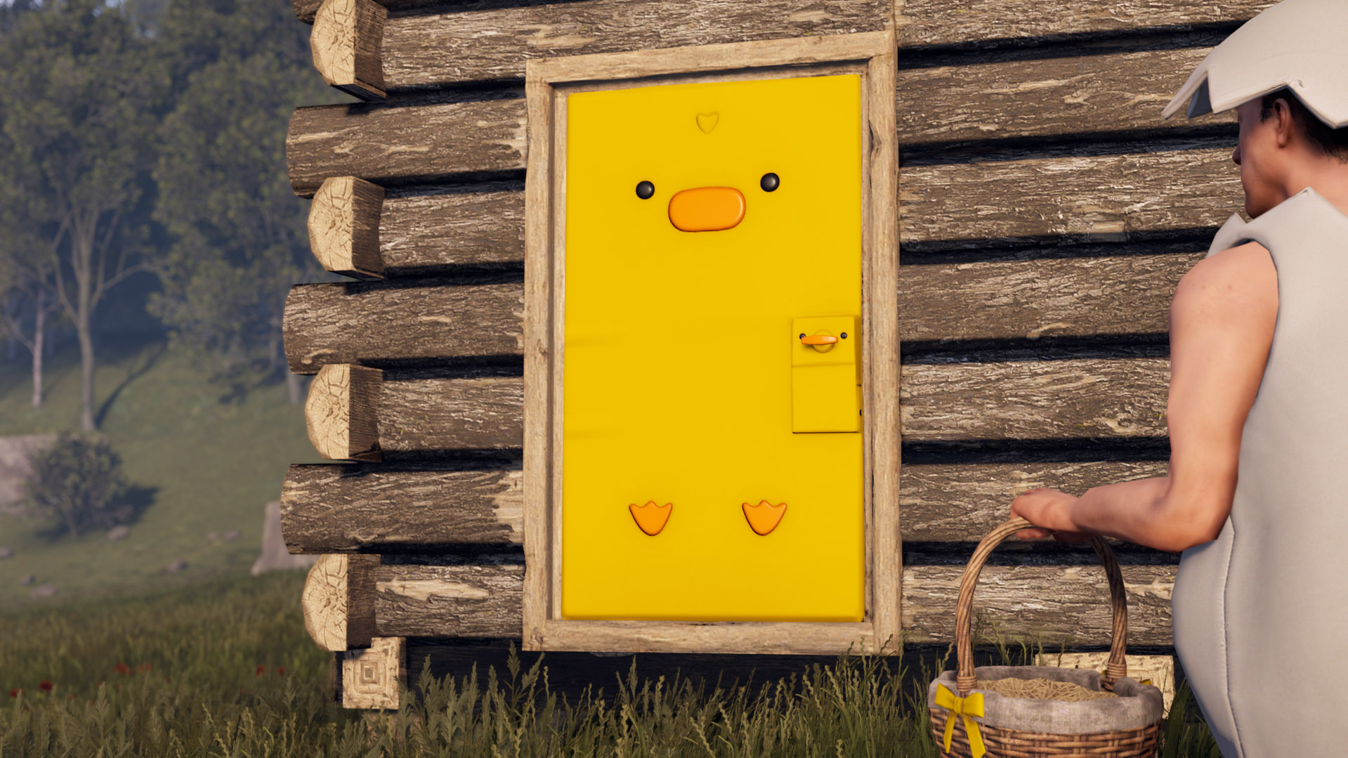 Easter Chick Door