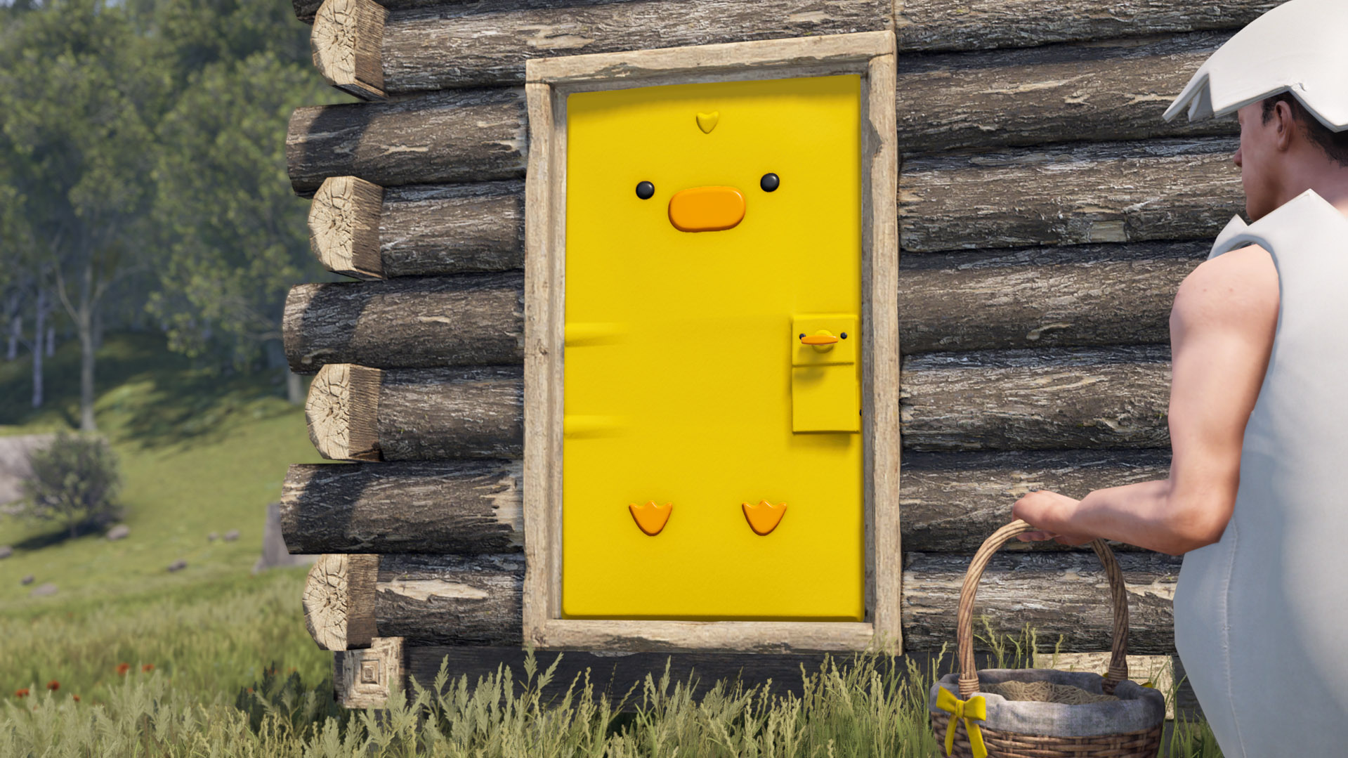 Easter Chick Door