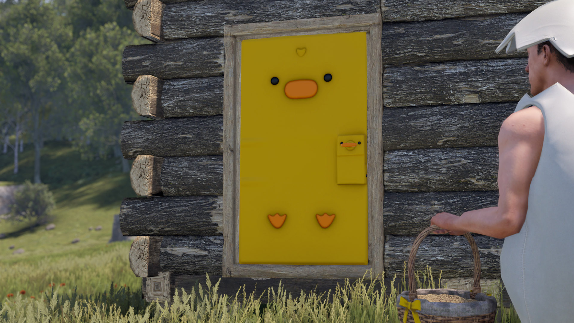 Easter Chick Door