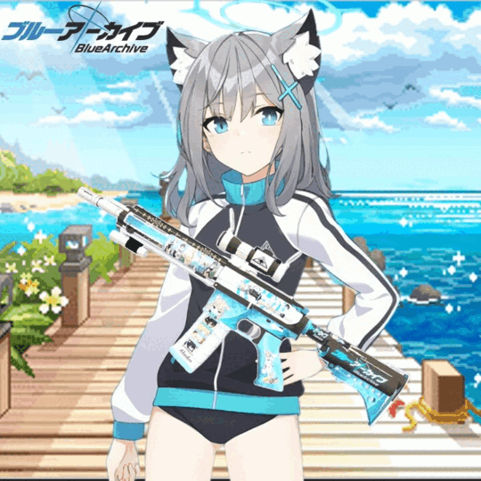 Steam Workshop::Blue Archive「砂狼シロコ」替换SG552 /Blue Steam Workshop::Blue Archive「砂狼シロコ」替换SG552 /Blue