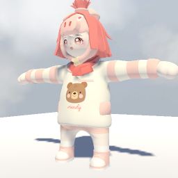Cutie pig head