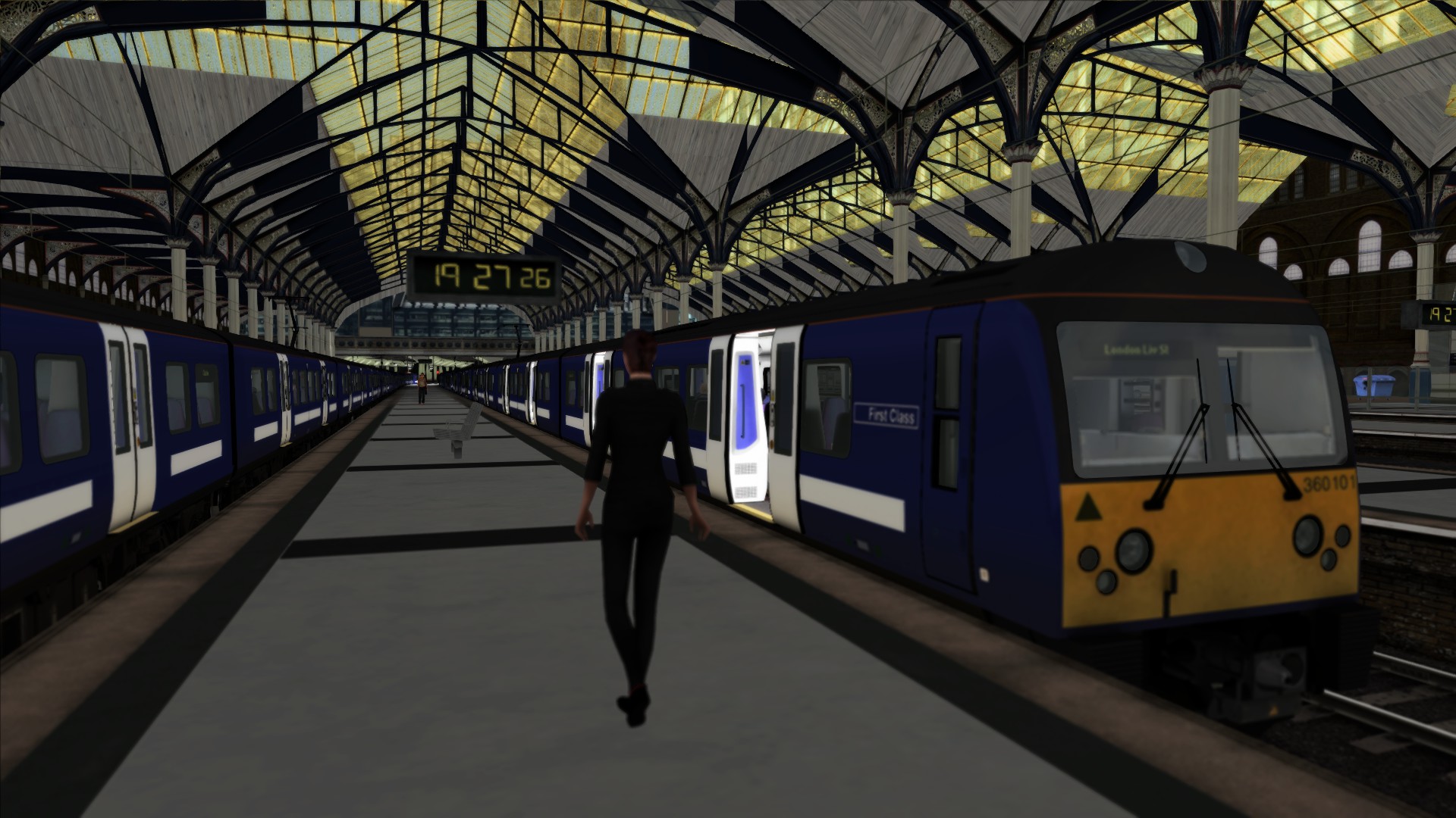 Class 360 Flyer P1 17.30-Ipswich to Liverpool with 8 Passenger cars (Part 1 of 2)
