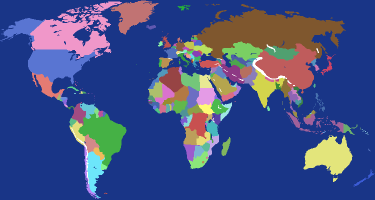 Earth But I Deleated Scandinavia-Full Map