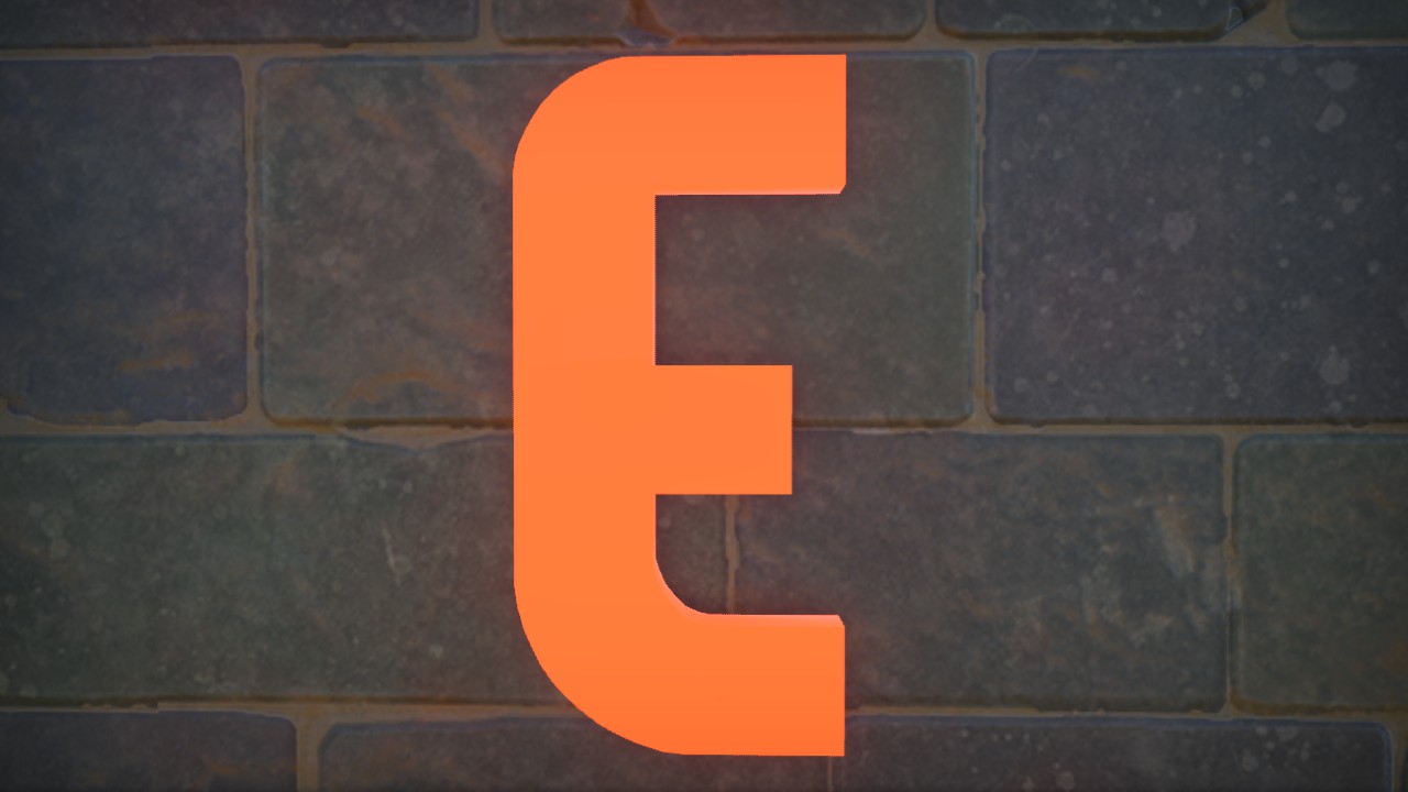 KOMIKAZOOM FONT LETTER E 1M LIT FLEXI