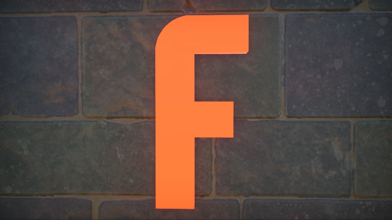 KOMIKAZOOM FONT LETTER F 1M LIT FLEXI