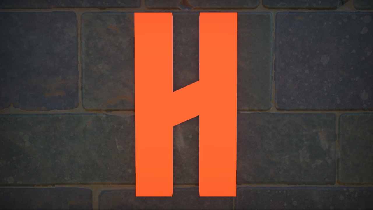 KOMIKAZOOM FONT LETTER H 1M LIT FLEXI