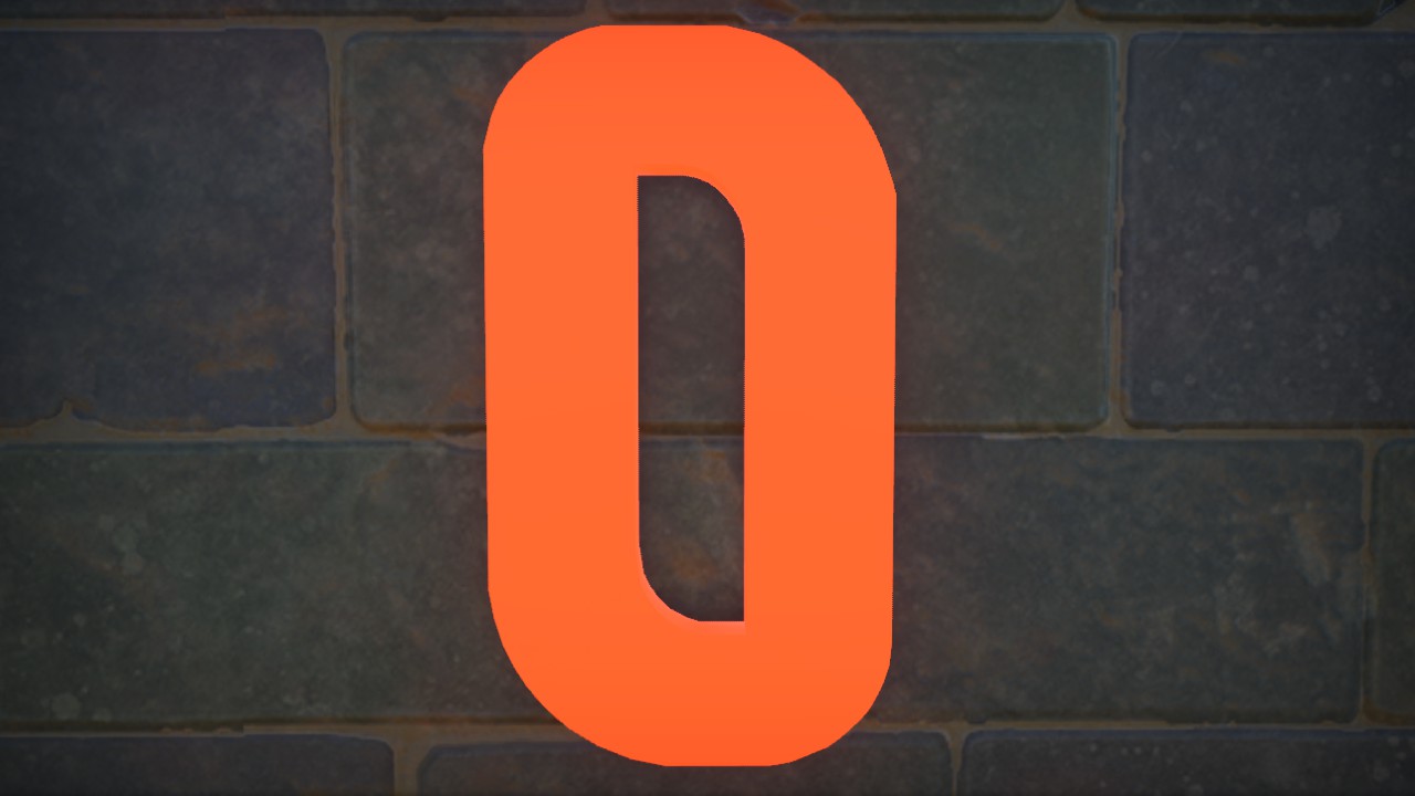 KOMIKAZOOM FONT LETTER O 1M LIT FLEXI