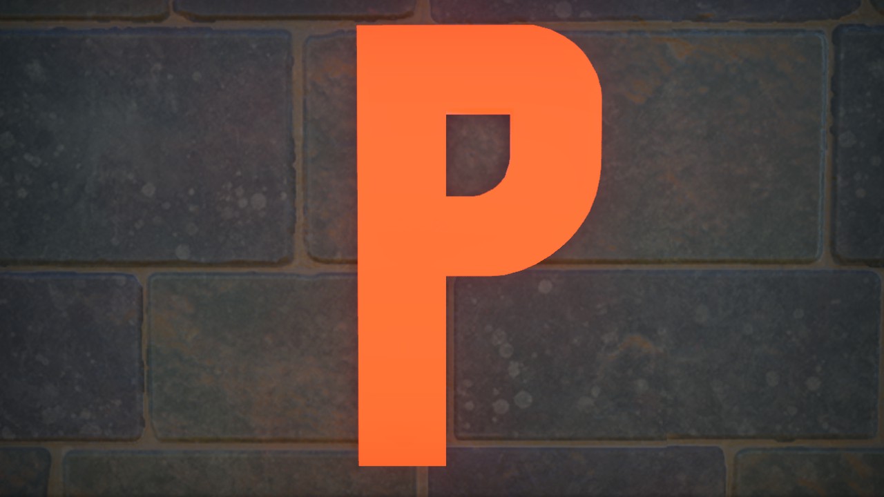 KOMIKAZOOM FONT LETTER P 1M LIT FLEXI