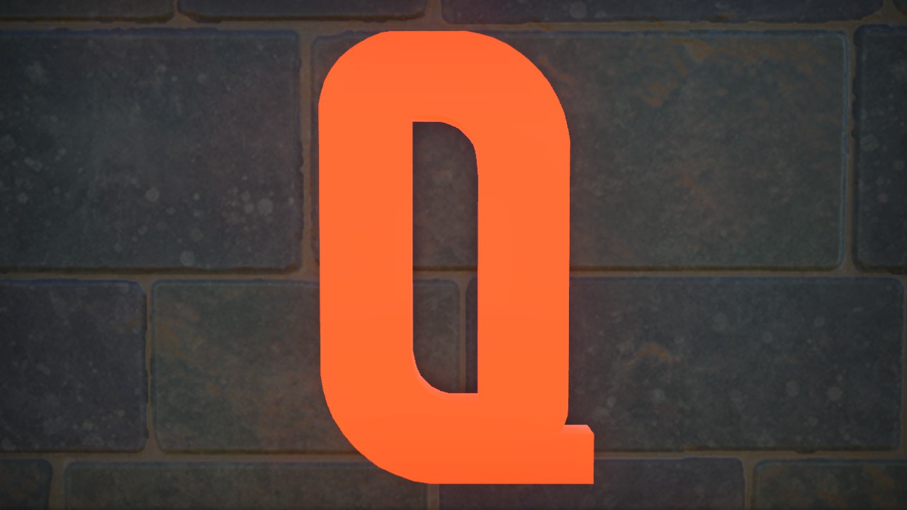 KOMIKAZOOM FONT LETTER Q 1M LIT FLEXI