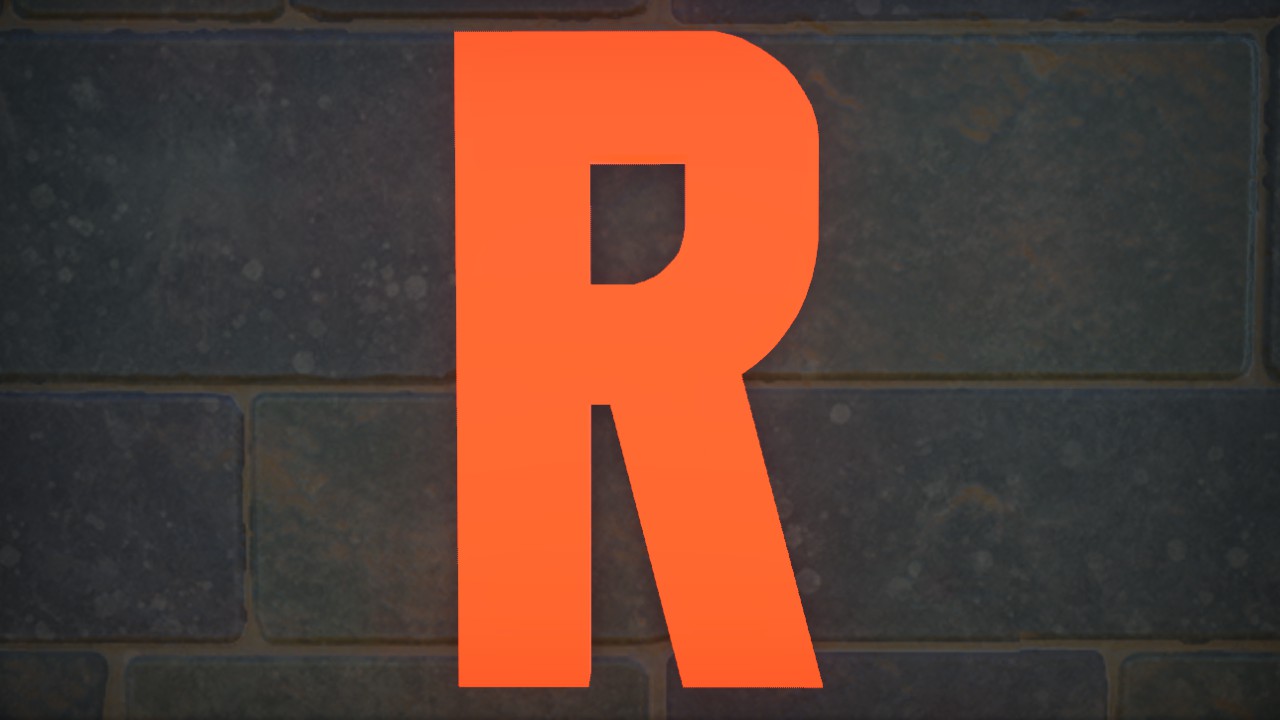 KOMIKAZOOM FONT LETTER R 1M LIT FLEXI