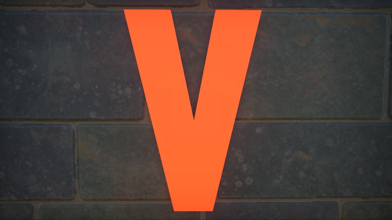KOMIKAZOOM FONT LETTER V 1M LIT FLEXI