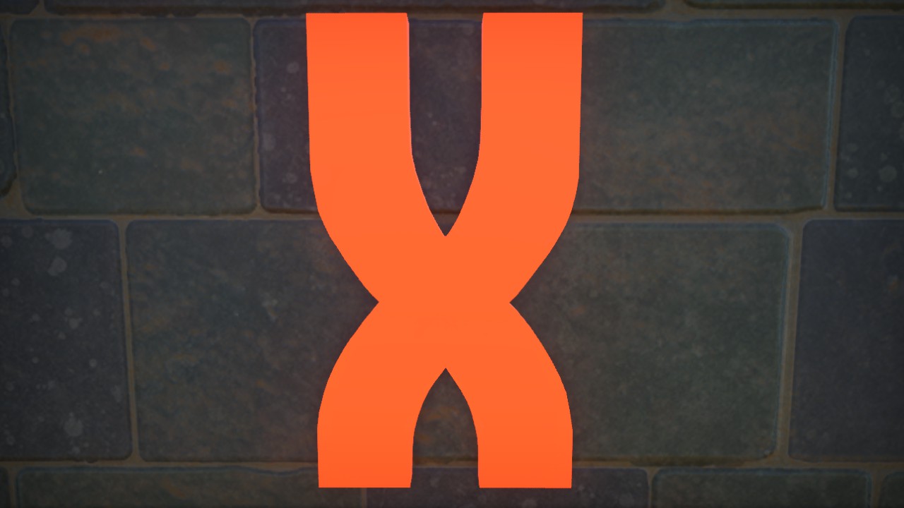 KOMIKAZOOM FONT LETTER X 1M LIT FLEXI