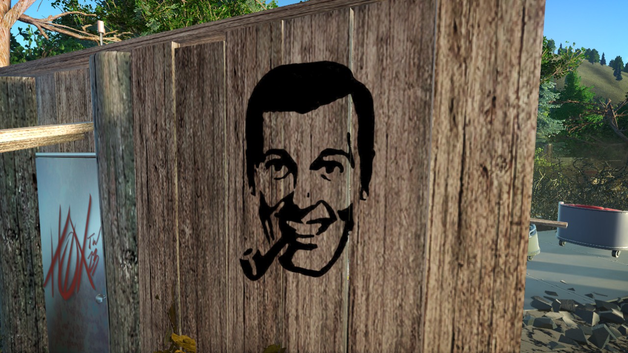 DOBBS Head Stencil Graffiti Spray 1m Decal