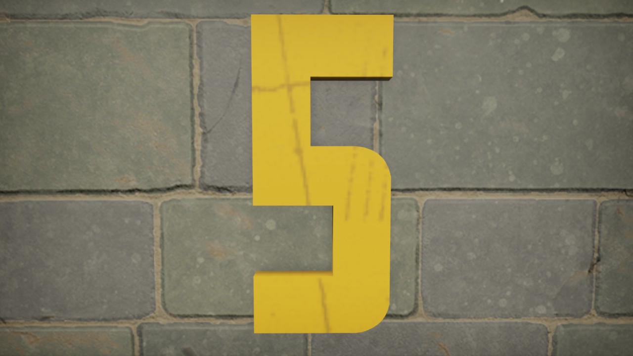 Mandalore Font Number 5 1m  Flexi