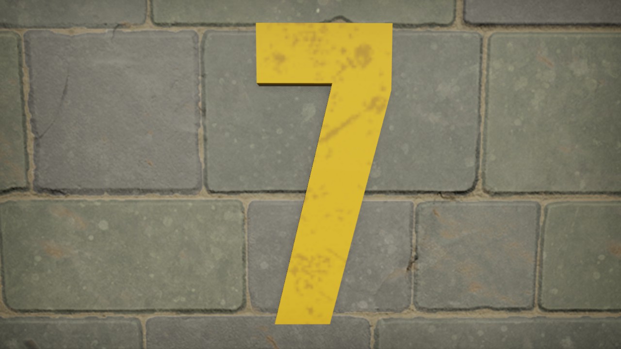Mandalore Font Number 7 1m Flexi
