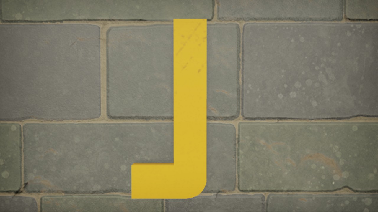 Mandalore Font Letter J 1m Flexi