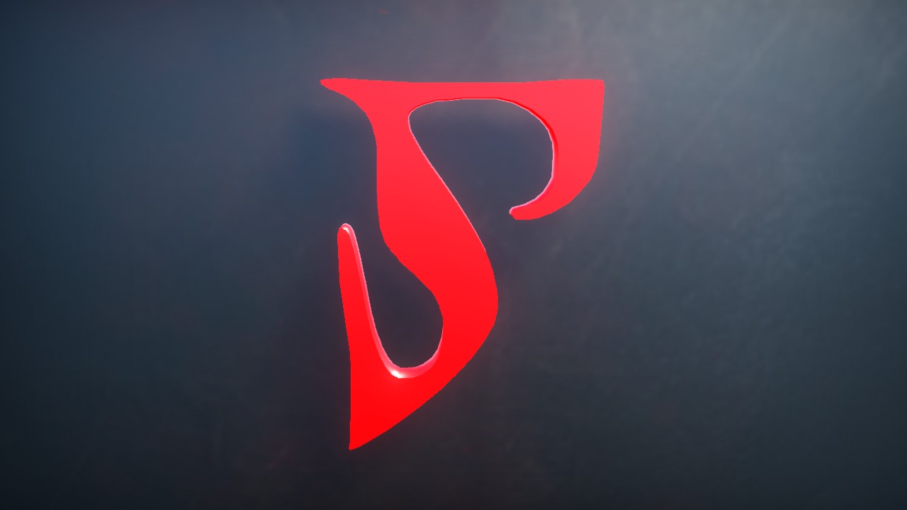 Daedra Font Letter B 1m Lit Flexicolor