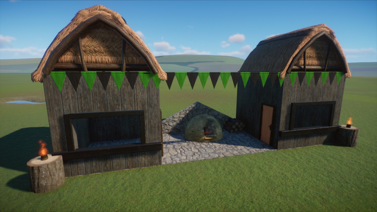 Medieval Double Shop Shell