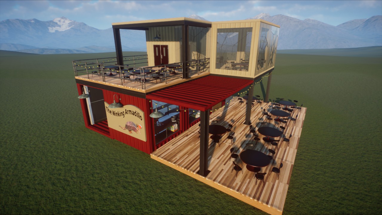 Shipping Container Restaurant