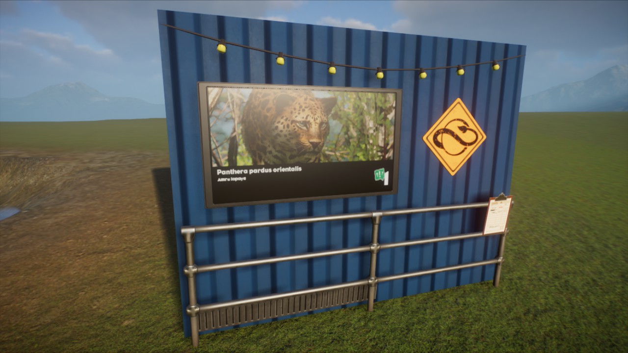 Shipping Container Habitat Info Sign