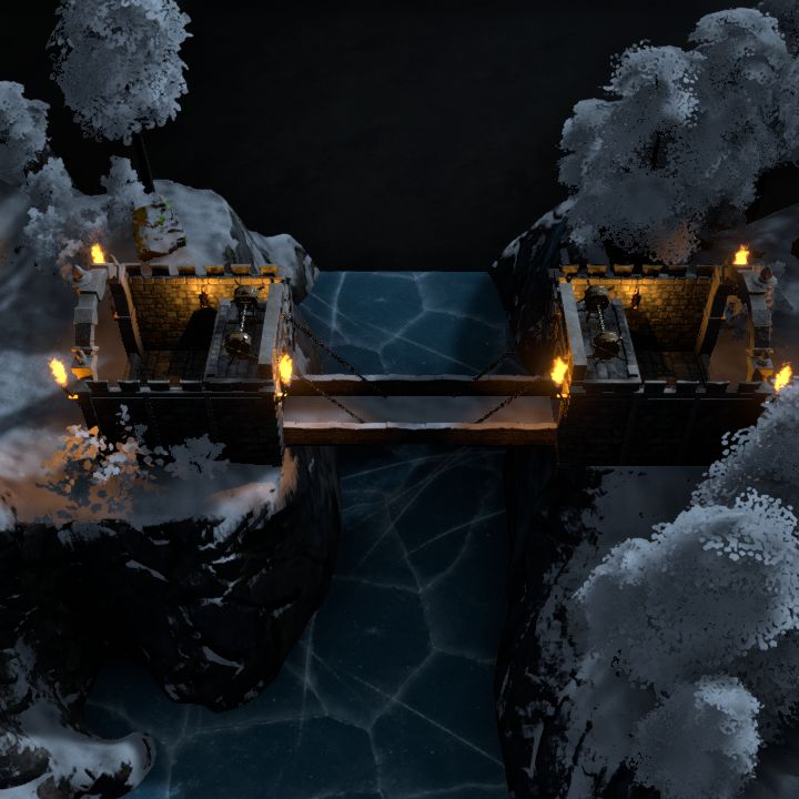 Bridge Crossing, winter